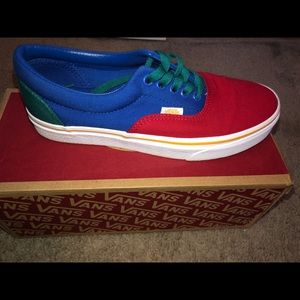 Cool Colorblock Vans! Very Gently Used